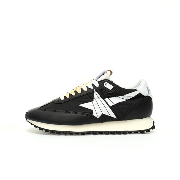 Black & White & Blue Marathon Sneakers By Golden Goose - Picture 4 of 8